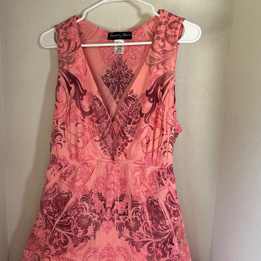 Appropriate behavior pink sleeveless dress size 2X 18w/20W